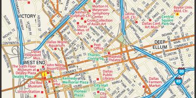 Карта на улиците на Далас